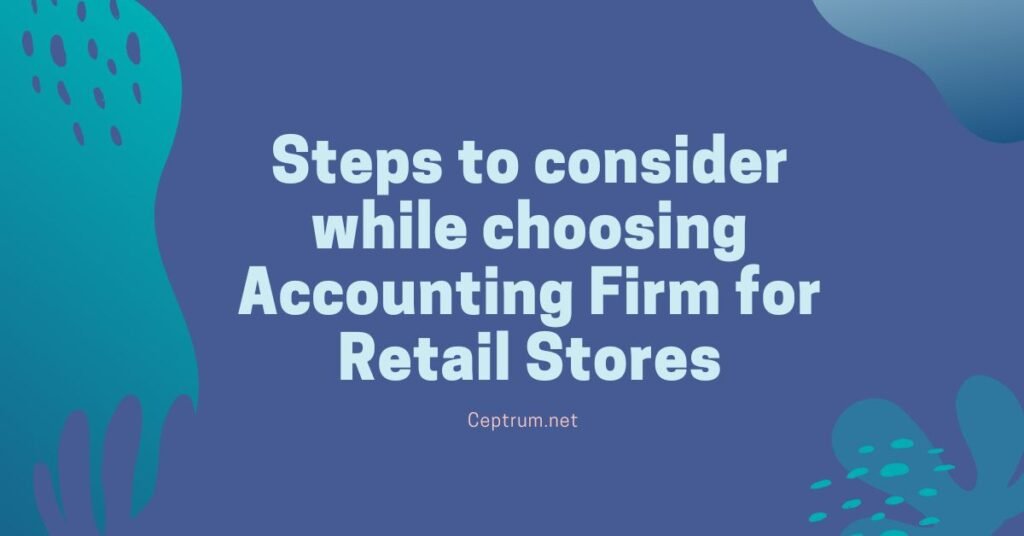 accounting firm for retail store