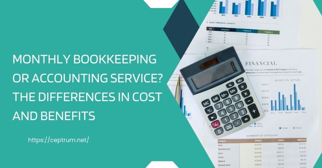 Monthly Bookkeeping or Accounting Service
